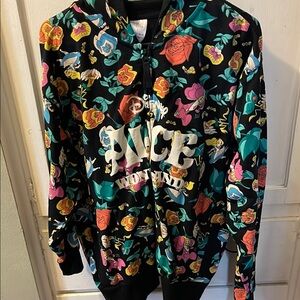 Disney Floral Hoodie Alice in Wonderland